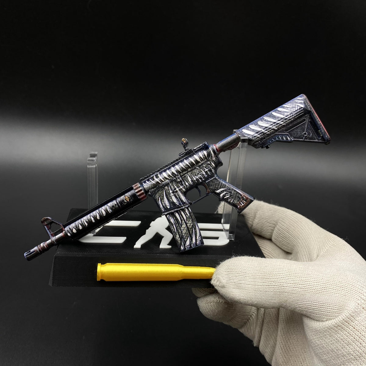 CS Hot Skin M4A4 Zubastick Miniature Mini Metal Replica For Collectible