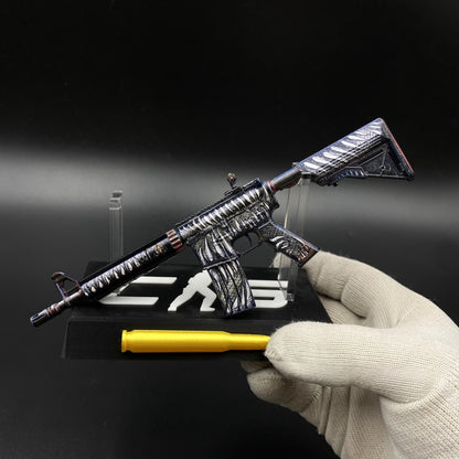 CS Hot Skin M4A4 Zubastick Miniature Mini Metal Replica For Collectible