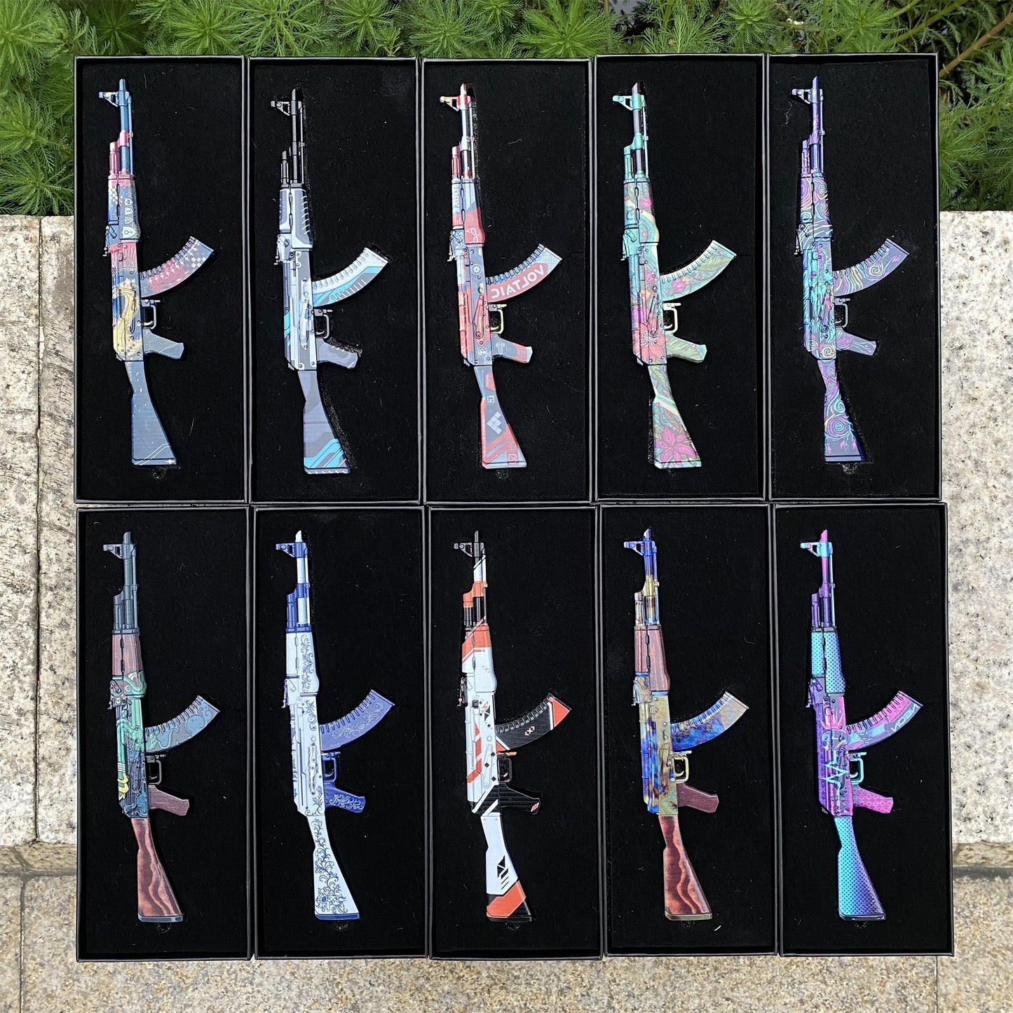 CS AK-47 Hot Skin Gun Miniature Collection