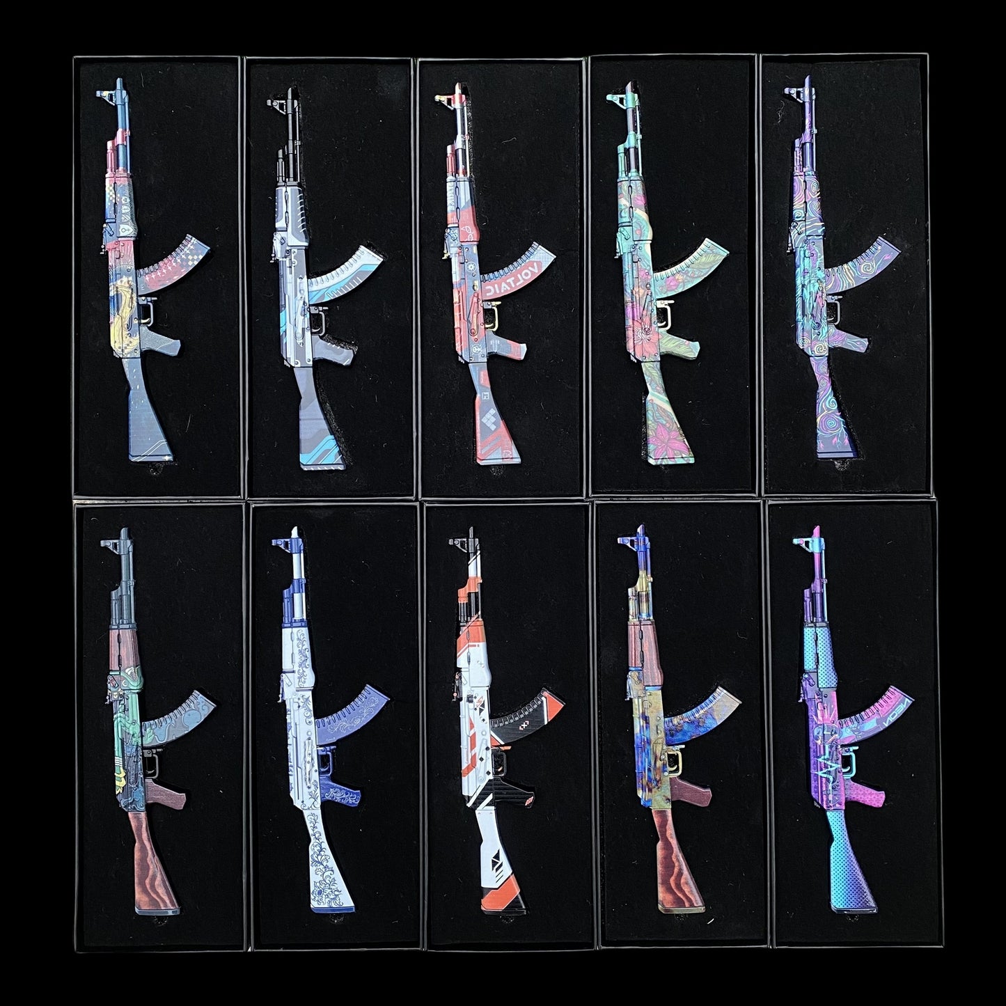 CS AK-47 Hot Skin Gun Miniature Collection