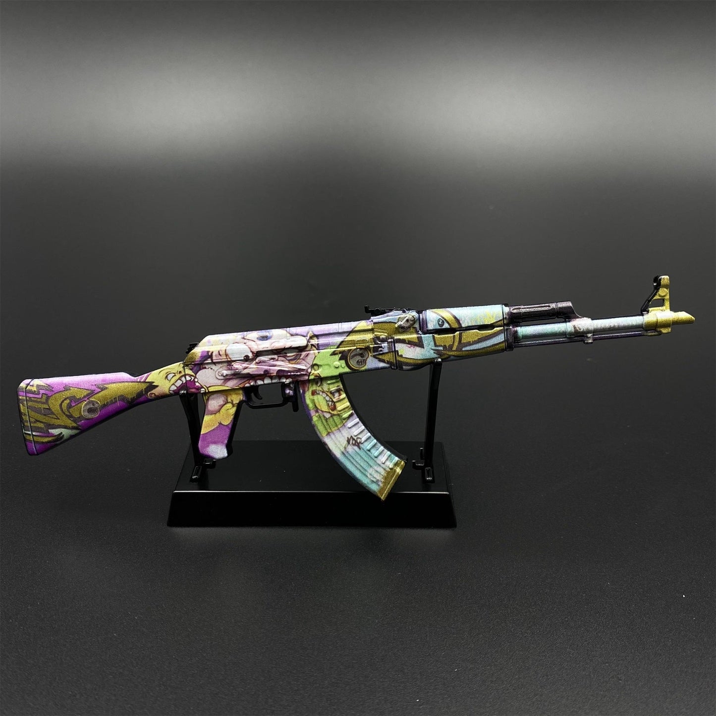 Metal Tiny CS2 Hot Skin B the Monster AK47 Gun Miniature For Collection