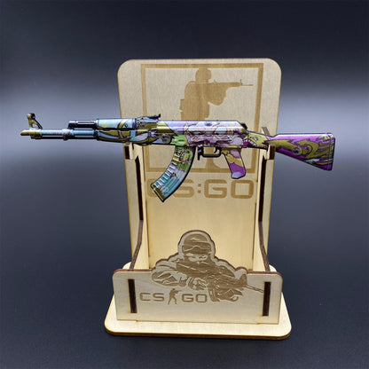 Metal Tiny CS2 Hot Skin B the Monster AK47 Gun Miniature For Collection