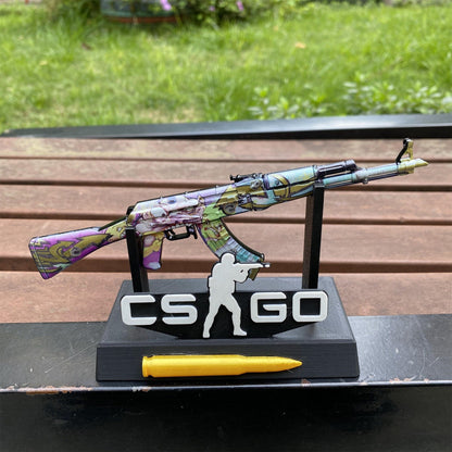Metal Tiny CS2 Hot Skin B the Monster AK47 Gun Miniature For Collection