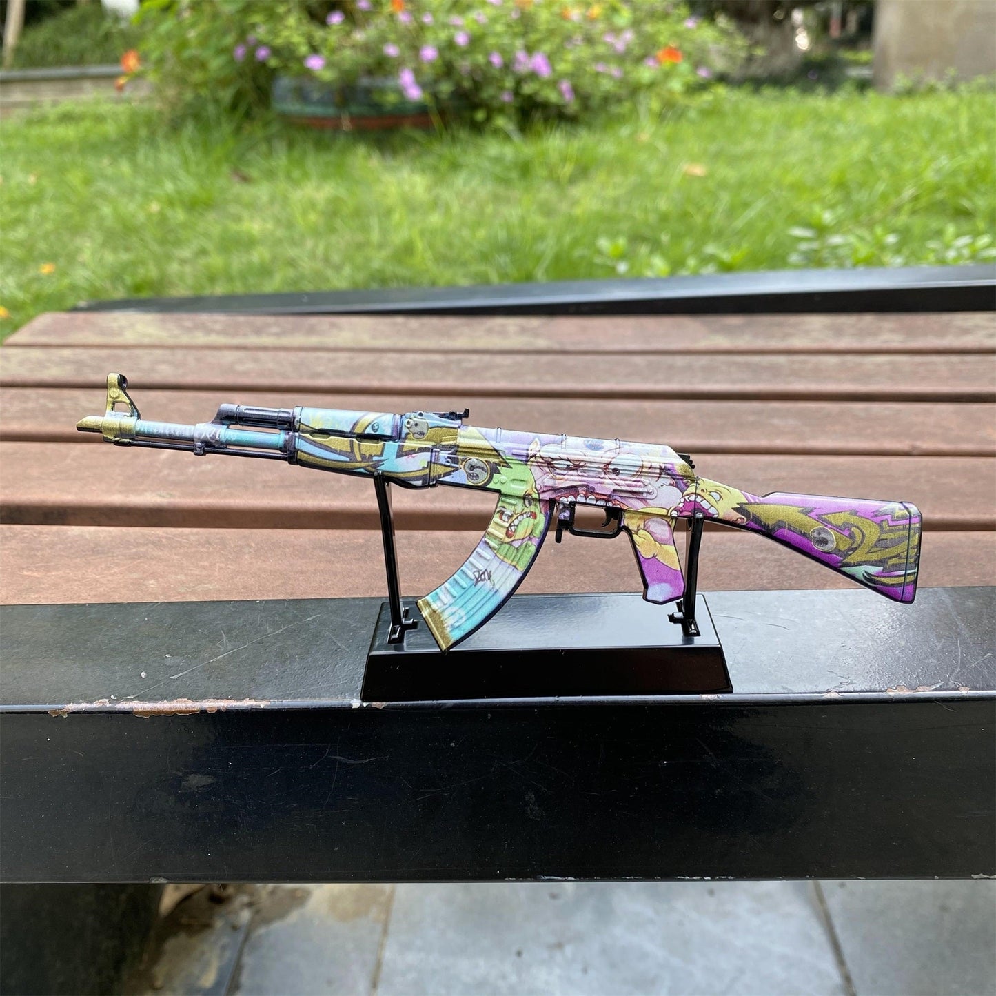 Metal Tiny CS2 Hot Skin B the Monster AK47 Gun Miniature For Collection