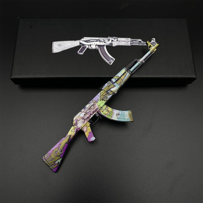 Metal Tiny CS2 Hot Skin B the Monster AK47 Gun Miniature For Collection