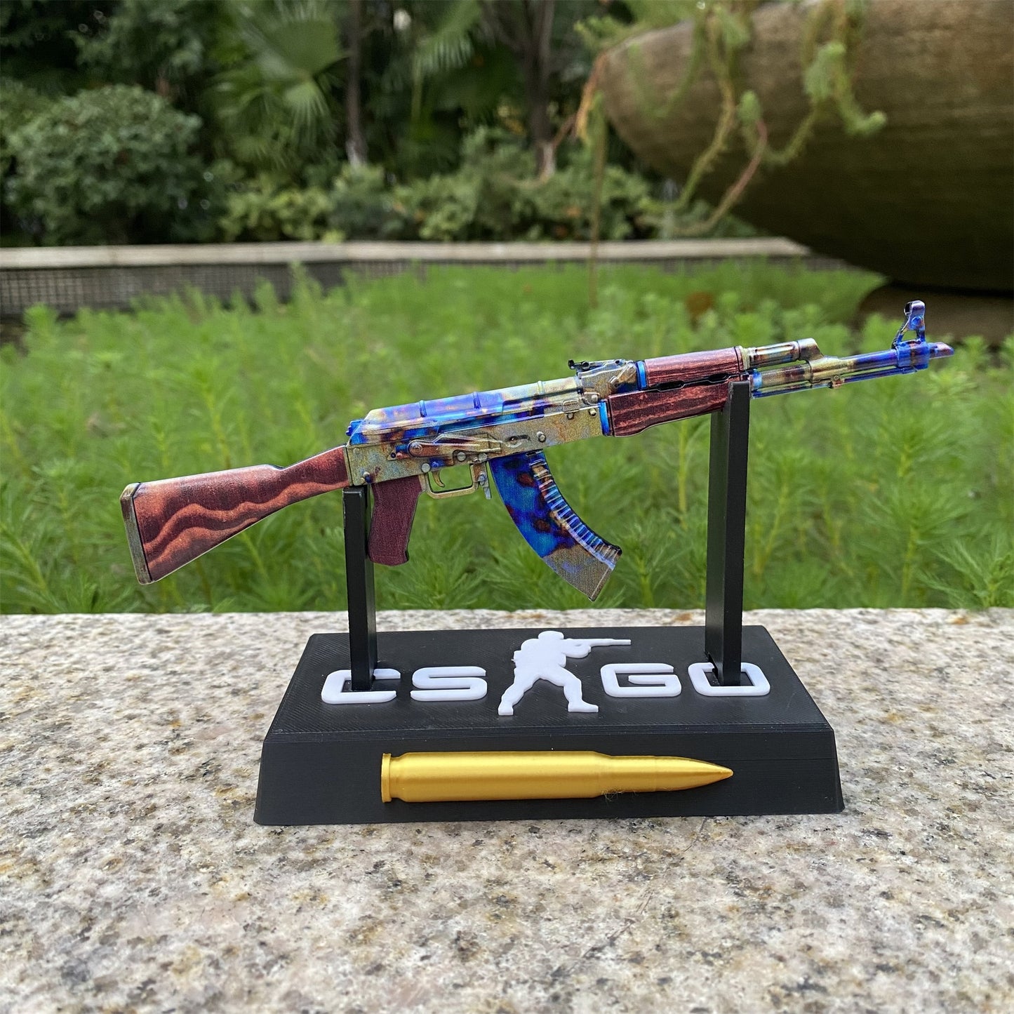 AK47 Case Hardened Metal Miniature