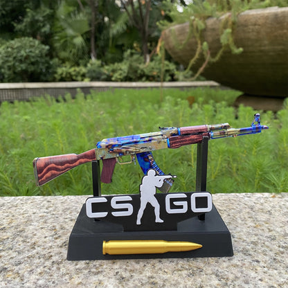 AK47 Case Hardened Metal Miniature