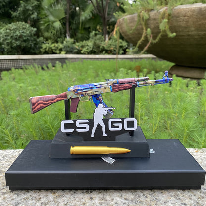 AK47 Case Hardened Metal Miniature
