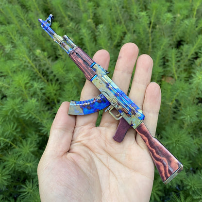 AK47 Case Hardened Metal Miniature