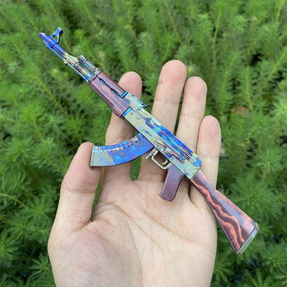 AK47 Case Hardened Metal Miniature