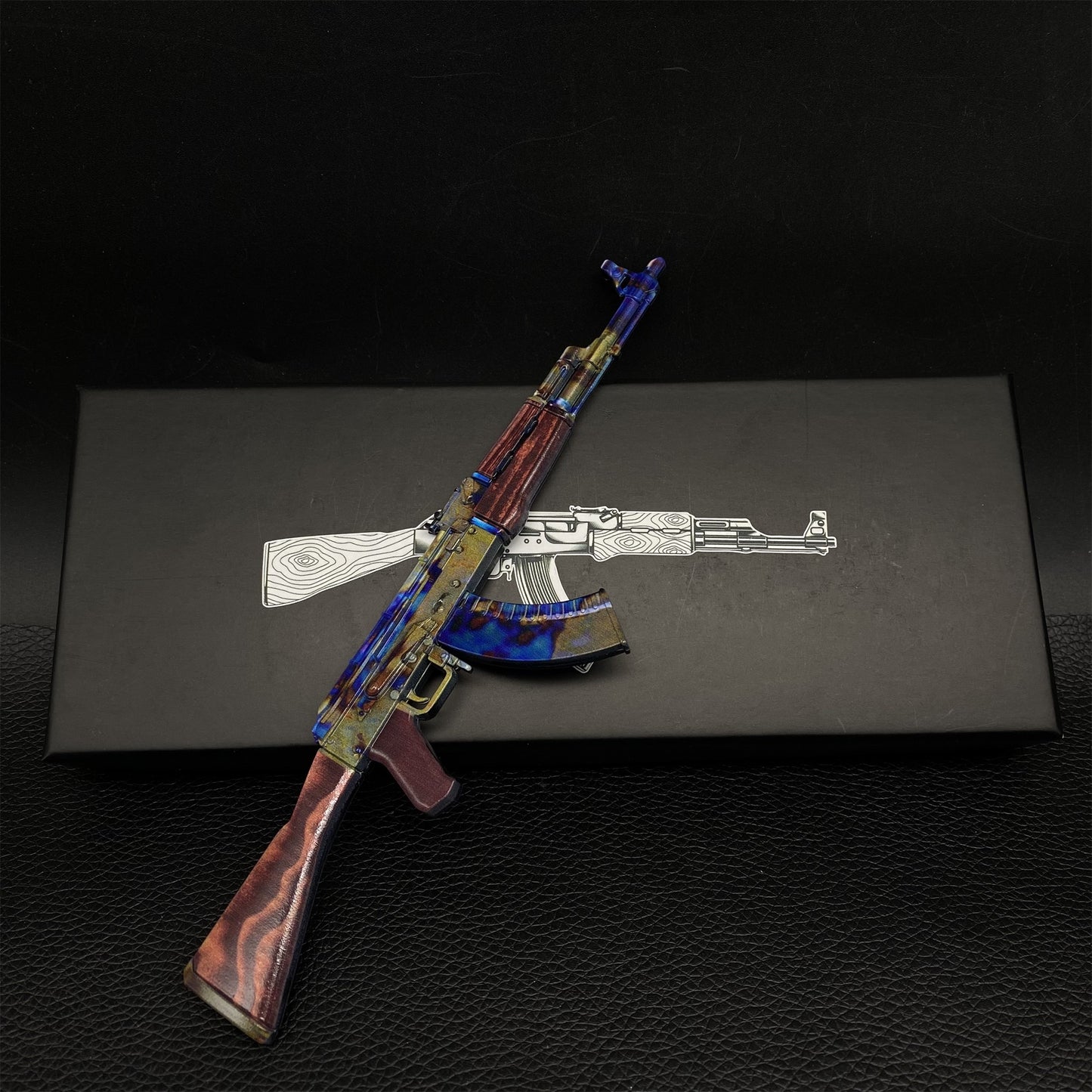 AK47 Case Hardened Metal Miniature