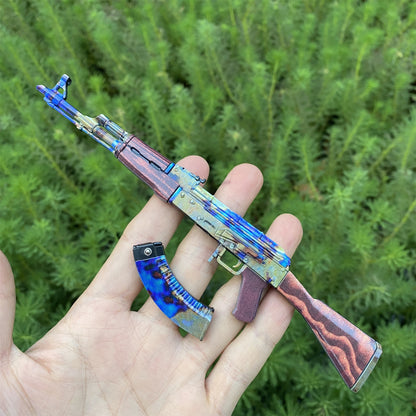 AK47 Case Hardened Metal Miniature
