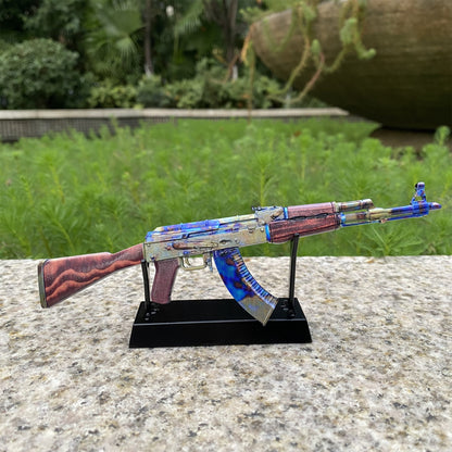 AK47 Case Hardened Metal Miniature