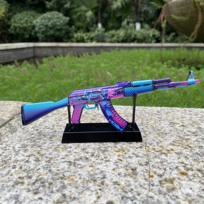 Neon Rider Skin Metal AK-47 Mini Gun Model