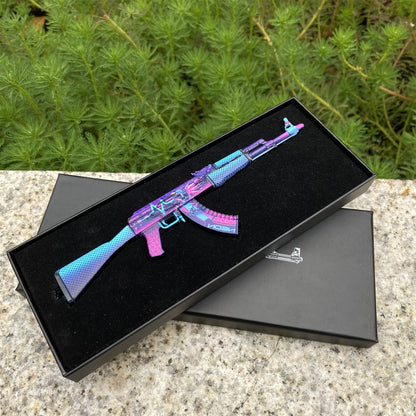 Neon Rider Skin Metal AK-47 Mini Gun Model