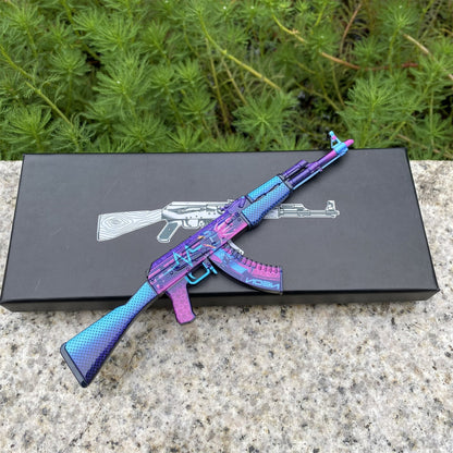 Neon Rider Skin Metal AK-47 Mini Gun Model