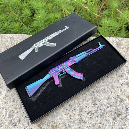 Neon Rider Skin Metal AK-47 Mini Gun Model