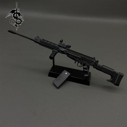 1:5 Arena Breakout Metal Tiny FAL Rifle Miniature