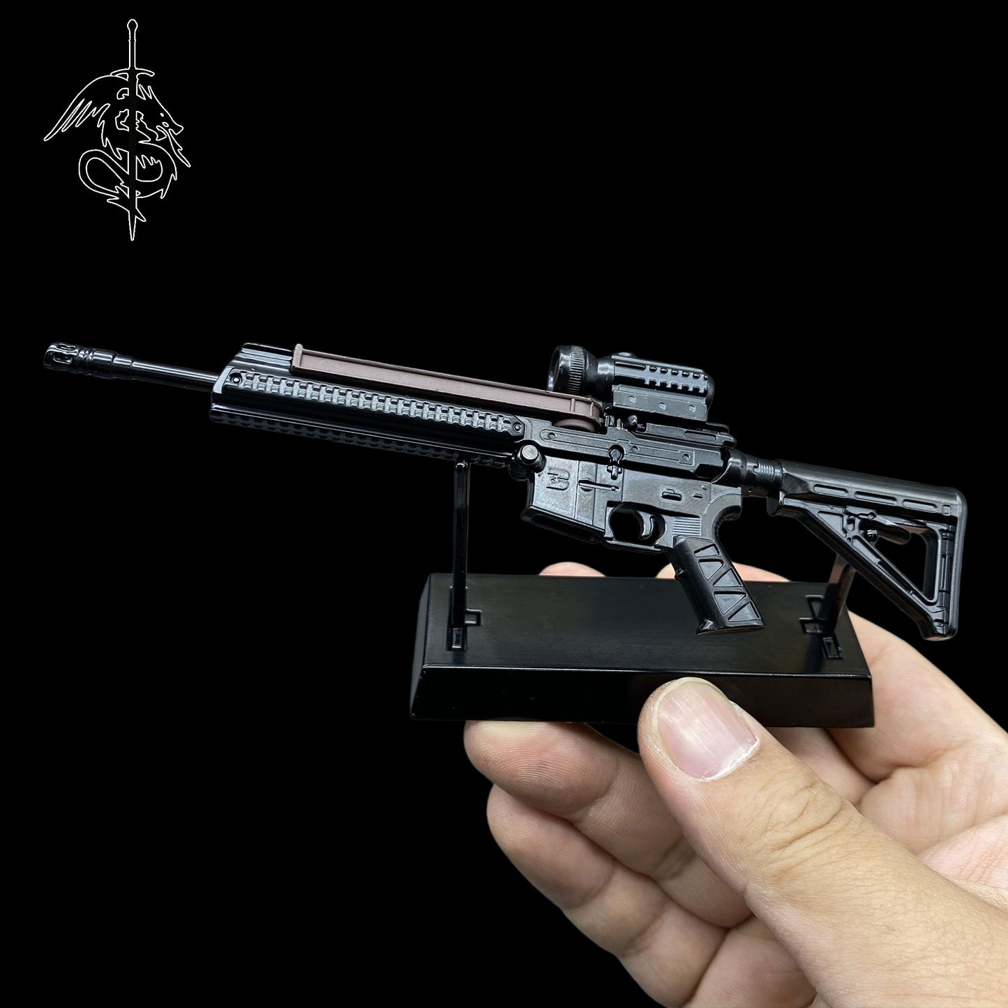 1:6 Arena Breakout Metal Tiny AR57 Gun Miniature