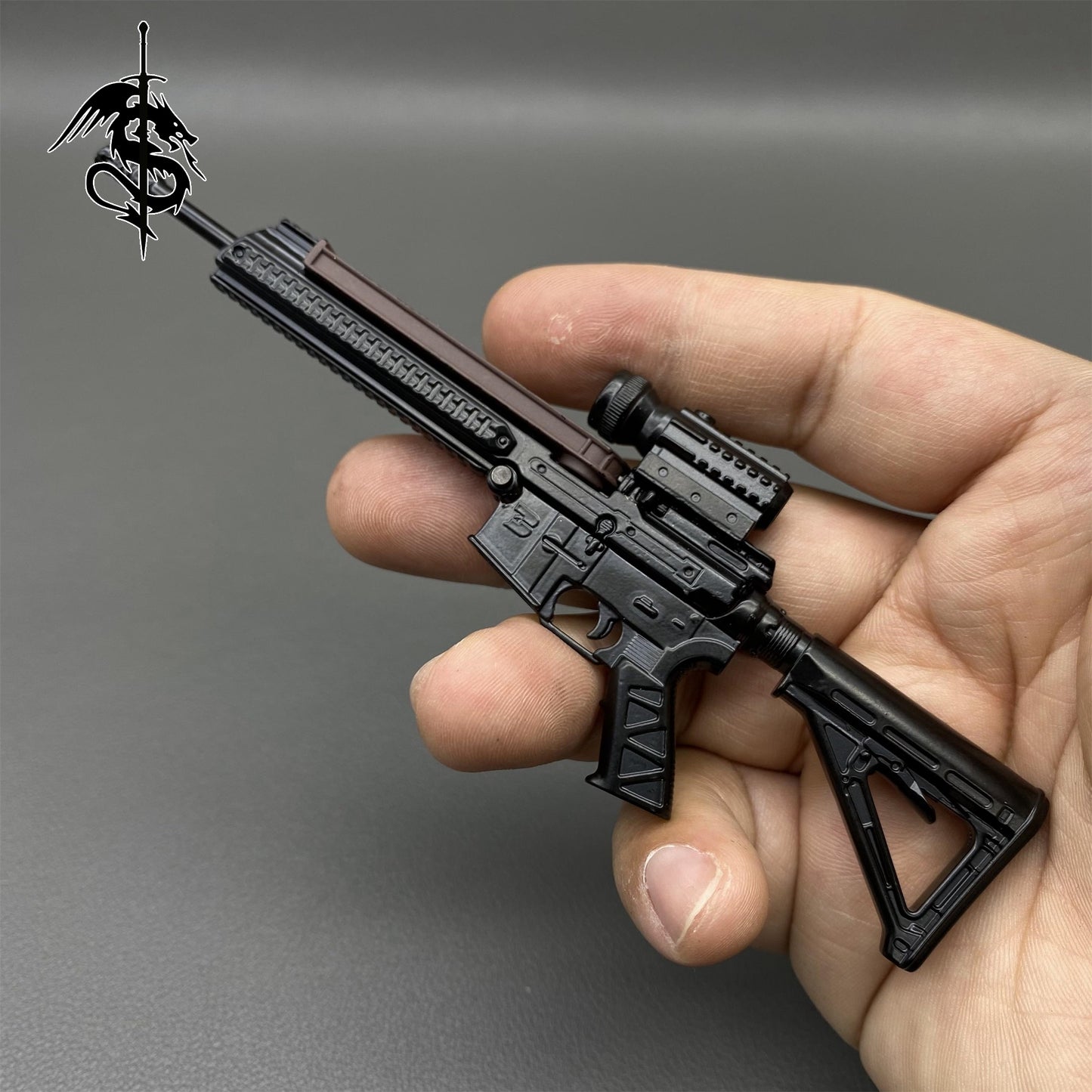 1:6 Arena Breakout Metal Tiny AR57 Gun Miniature
