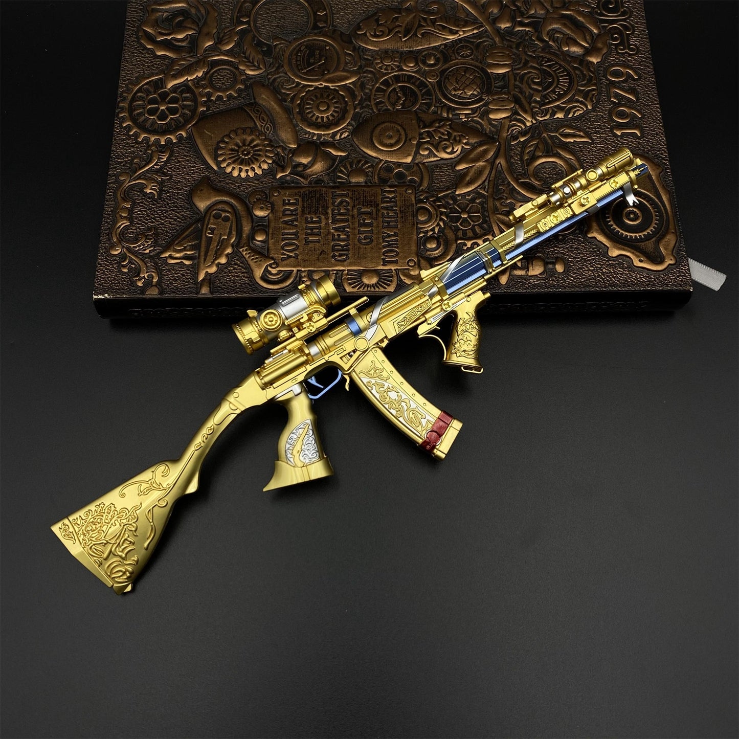 Delta Force Most Wanted Skin AS Val Rifle Metal Miniature