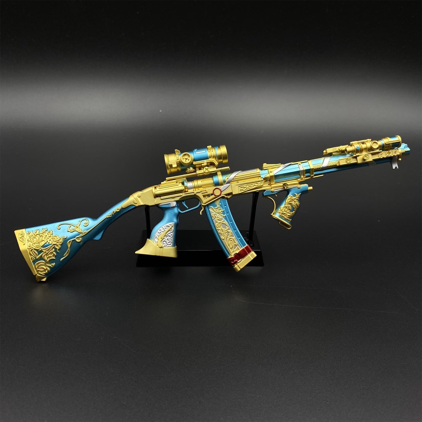Delta Force Most Wanted Skin AS Val Rifle Metal Miniature