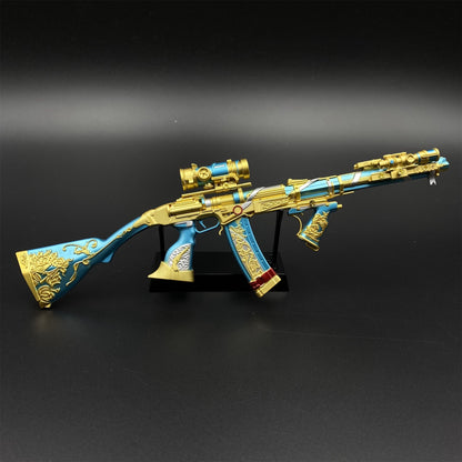 Delta Force Most Wanted Skin AS Val Rifle Metal Miniature