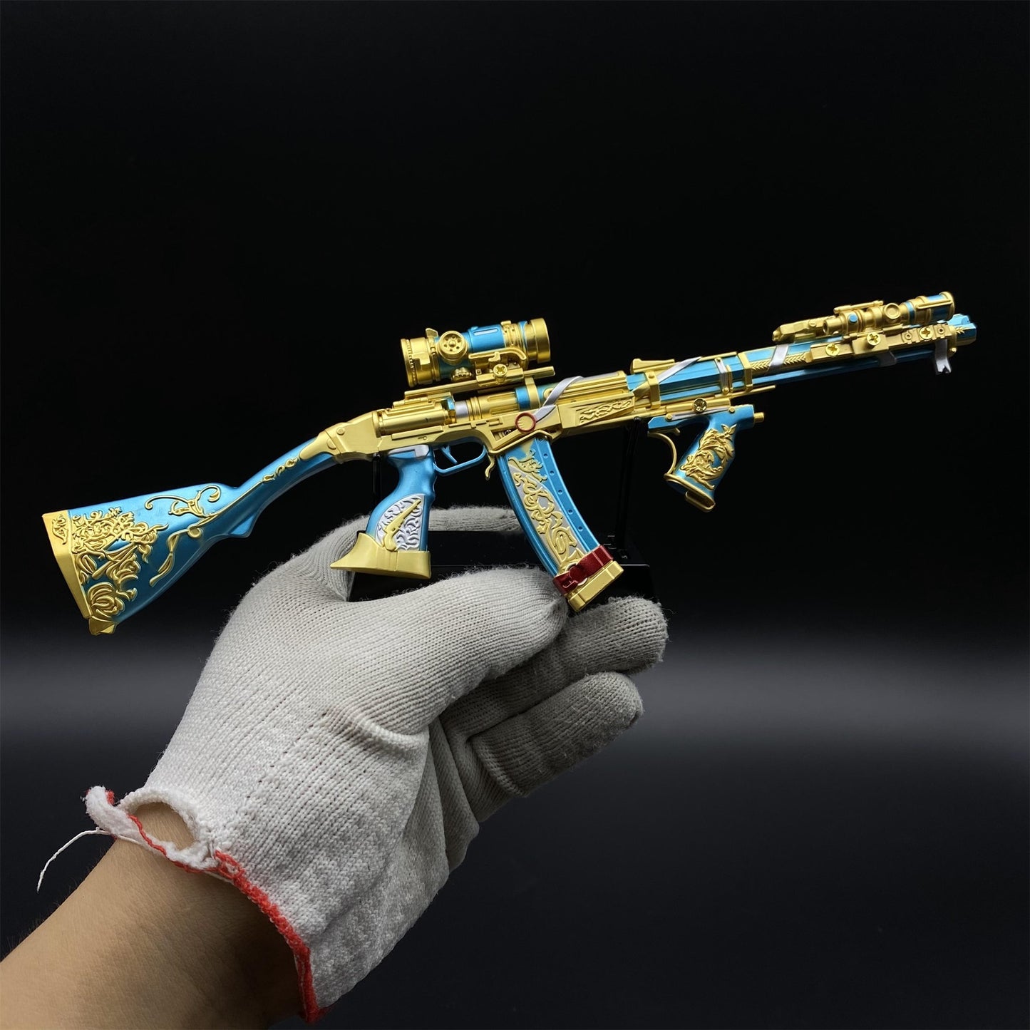 Delta Force Most Wanted Skin AS Val Rifle Metal Miniature
