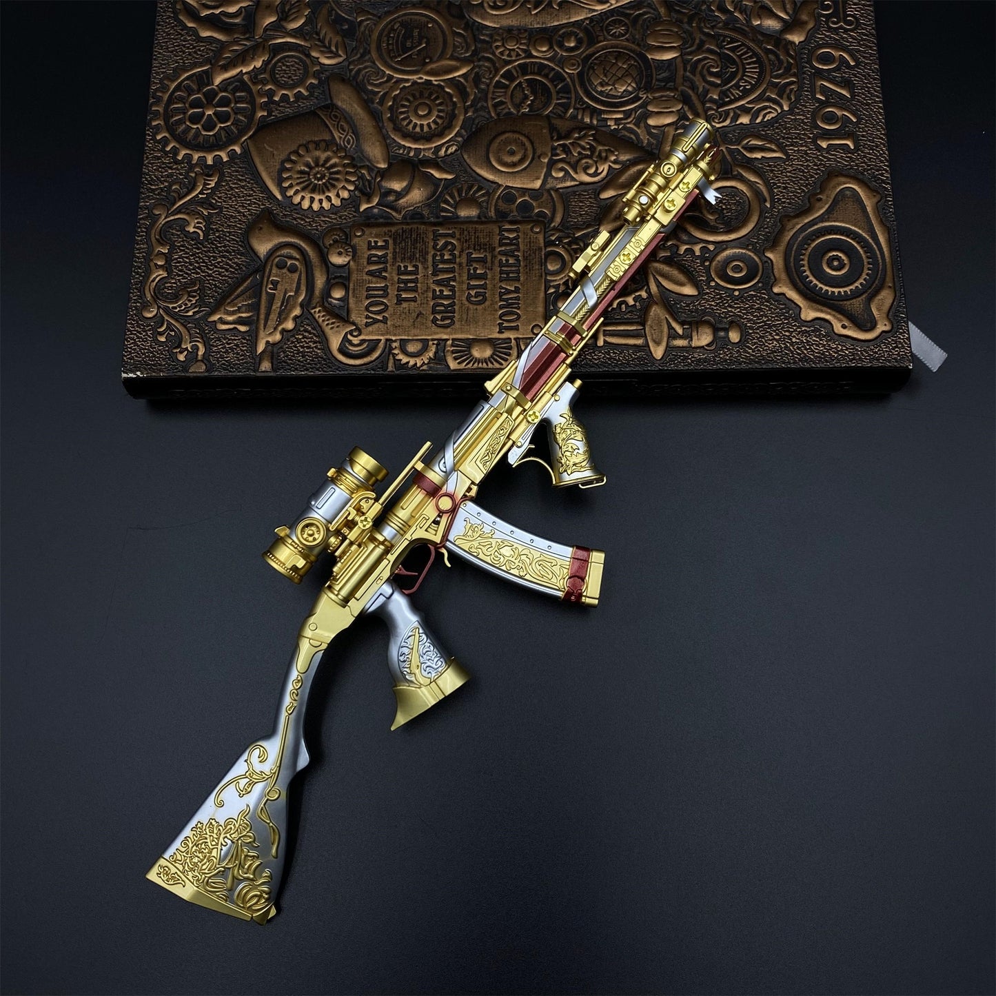 Delta Force Most Wanted Skin AS Val Rifle Metal Miniature