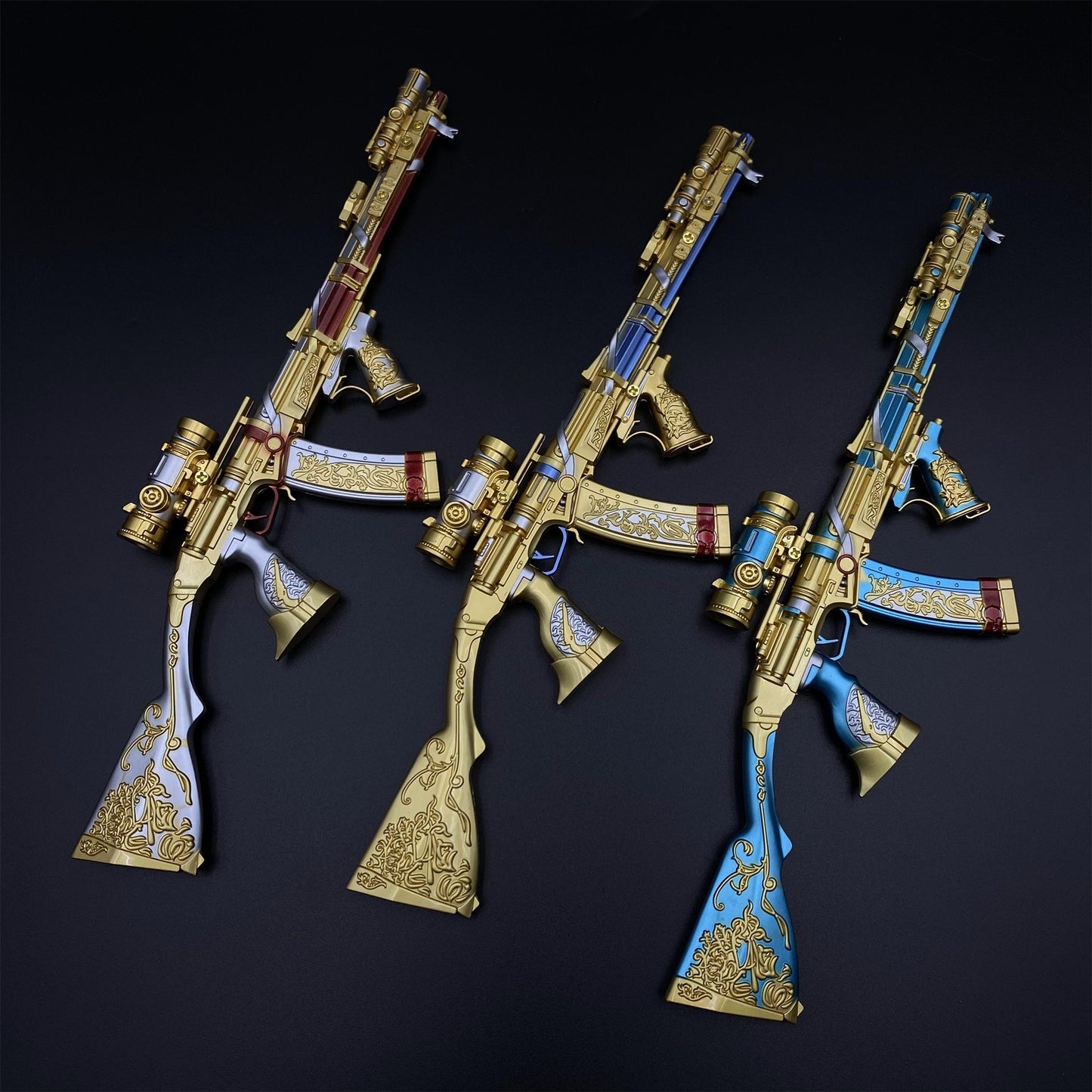 Delta Force Most Wanted Skin AS Val Rifle Metal Miniature