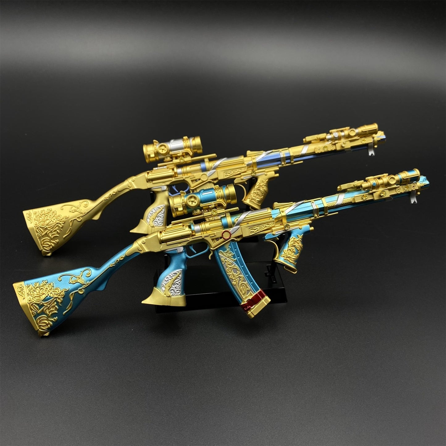 Delta Force Most Wanted Skin AS Val Rifle Metal Miniature
