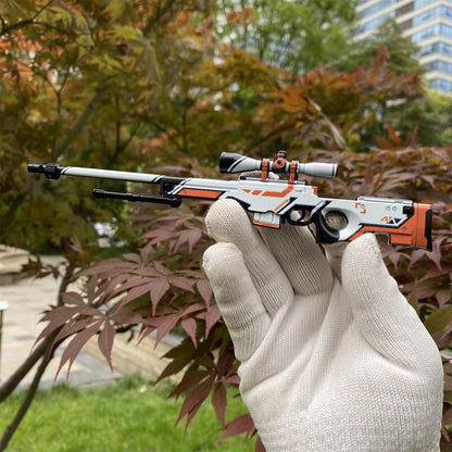 Tiny CSGO Asiimov AWP  Metal Miniature For Display