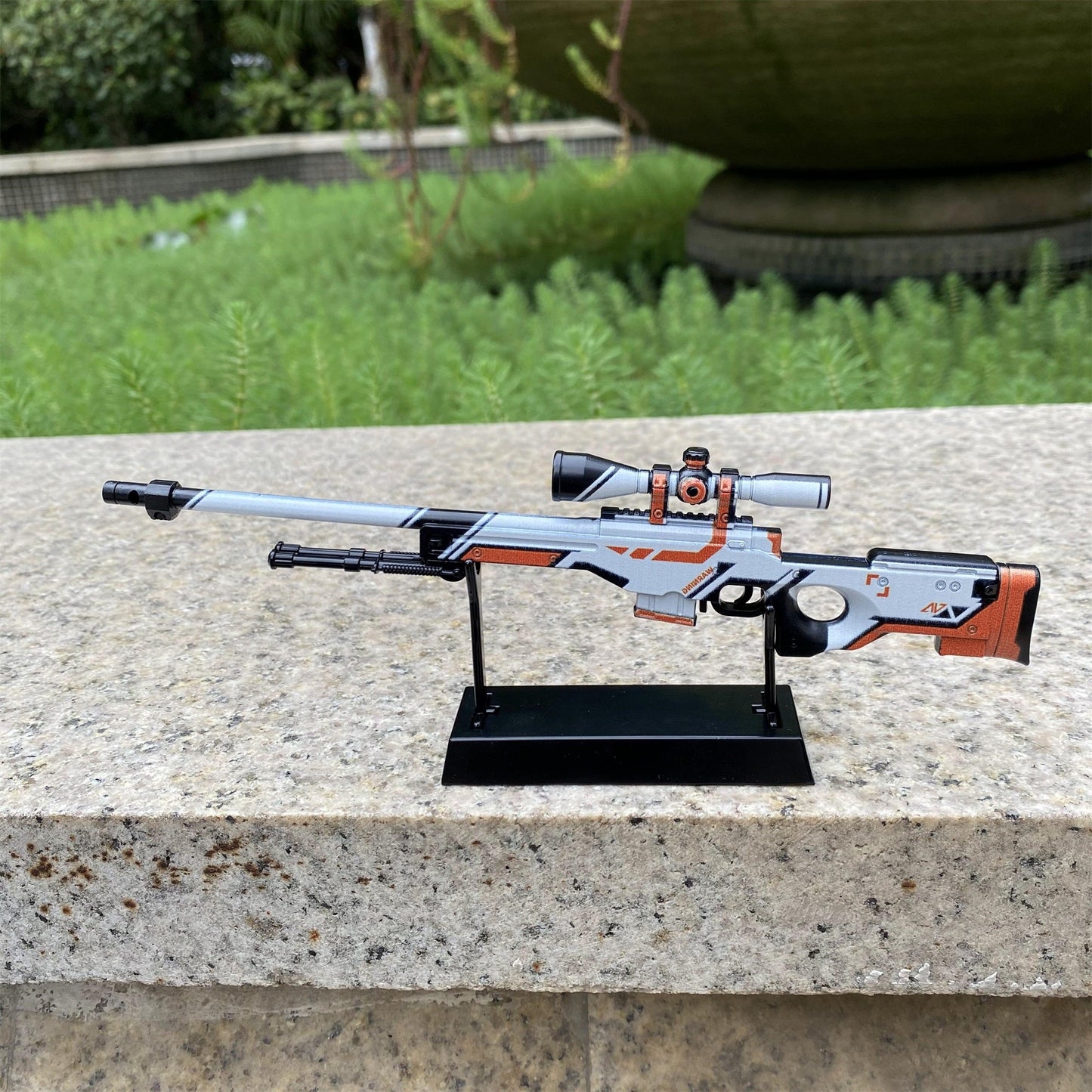 Tiny CSGO Asiimov AWP  Metal Miniature For Display