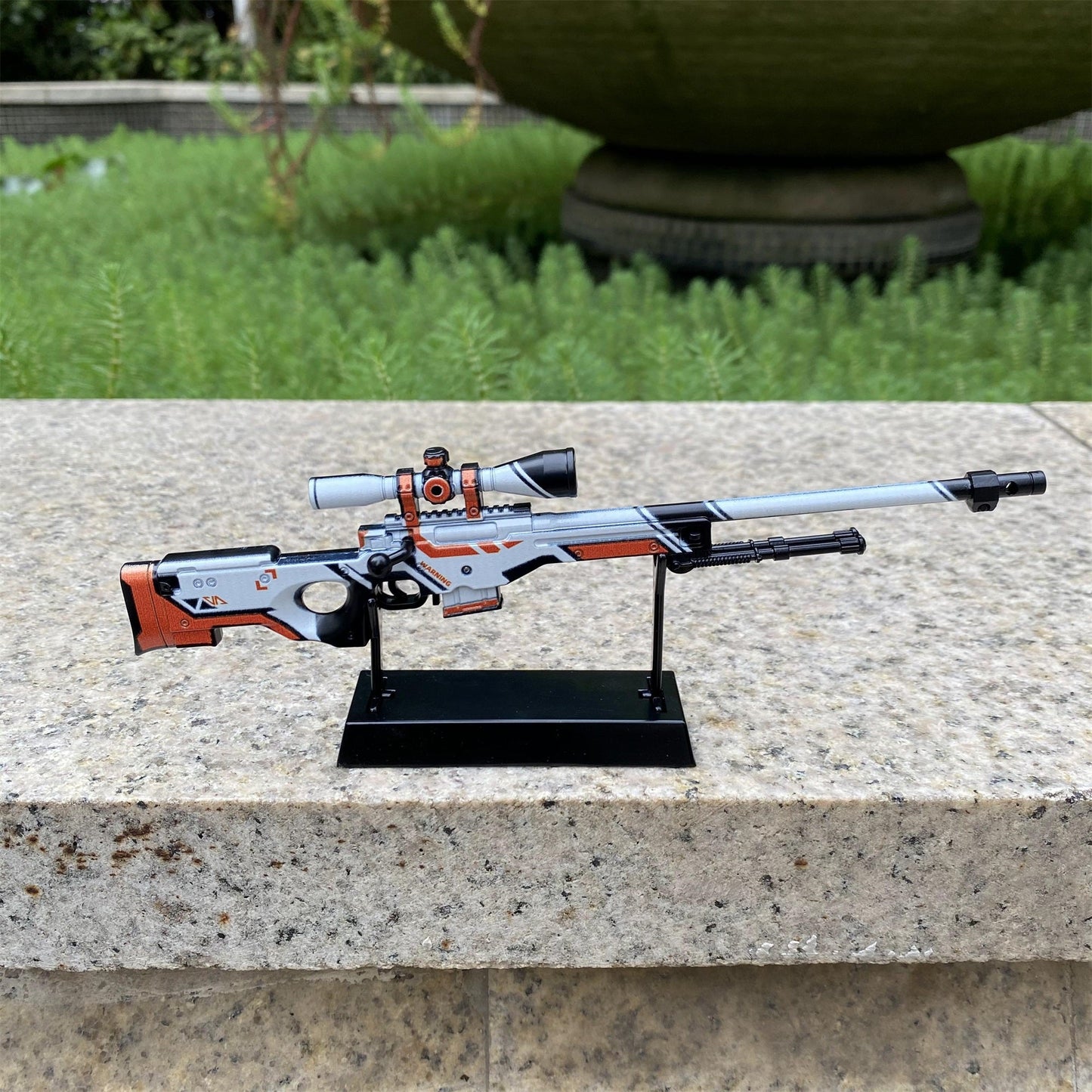 Tiny CSGO Asiimov AWP  Metal Miniature For Display