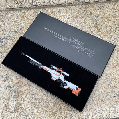 Mini CS2 AWP Gun Printstream Crako Neo-Noir Medusa Miniature For Collection