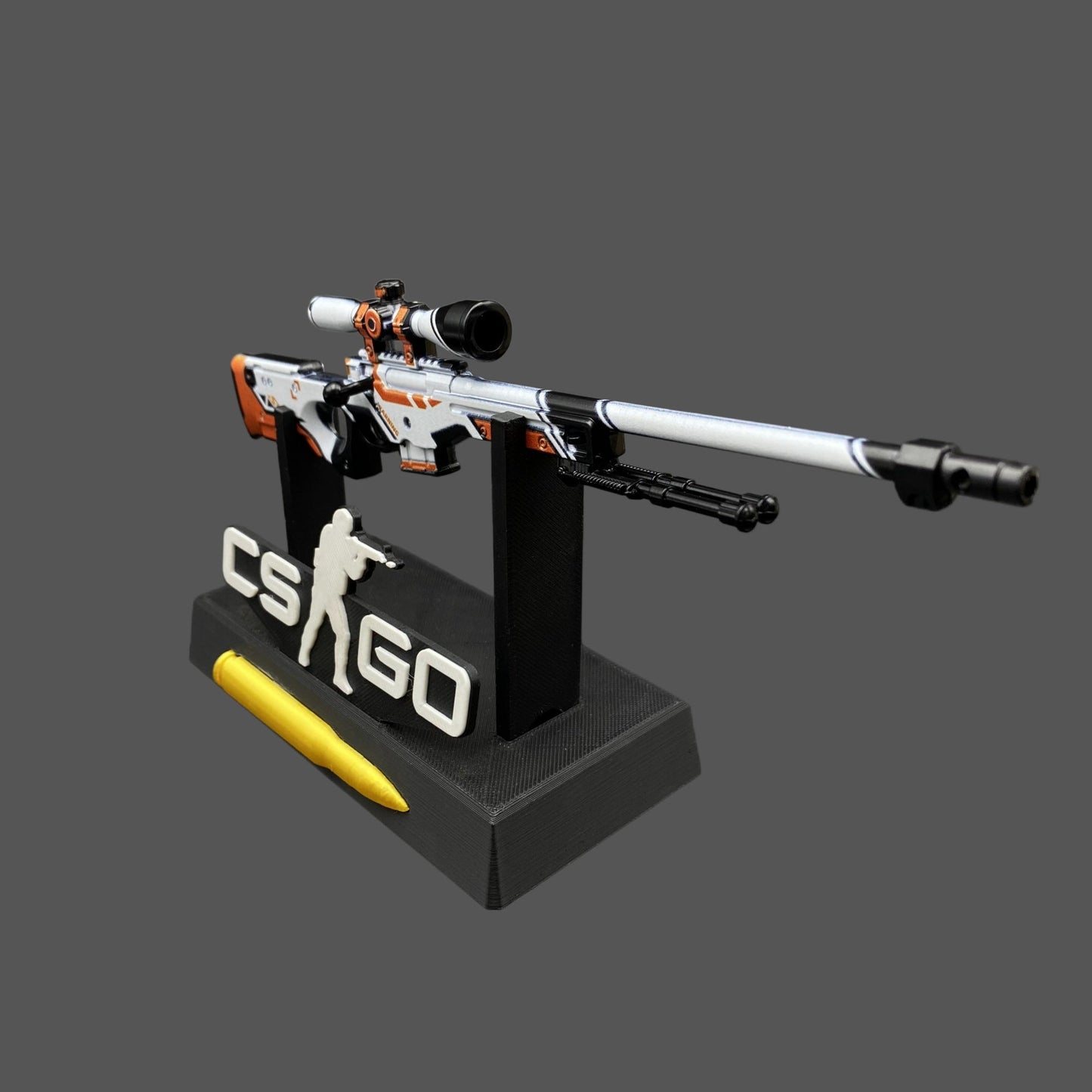Tiny CSGO Asiimov AWP  Metal Miniature For Display