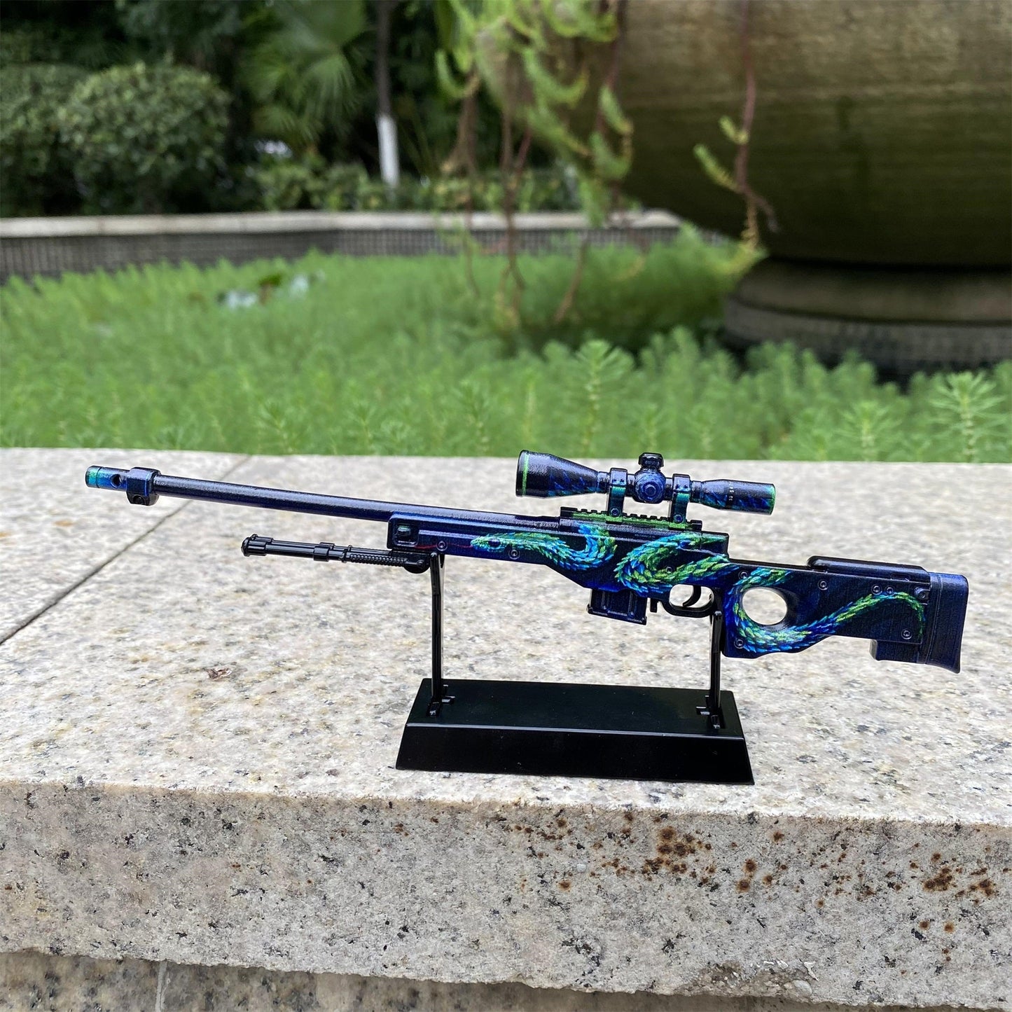 Metal AWP Atheris Mini Model Game Fan Art For Display