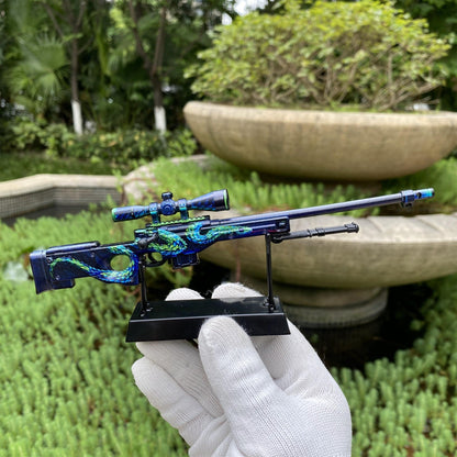 Metal AWP Atheris Mini Model Game Fan Art For Display