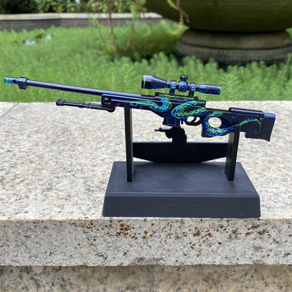 Metal AWP Atheris Mini Model Game Fan Art For Display