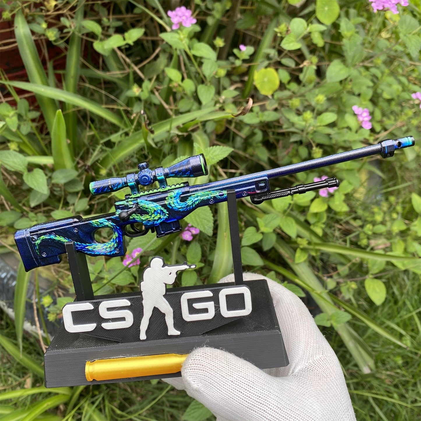 Metal AWP Atheris Mini Model Game Fan Art For Display