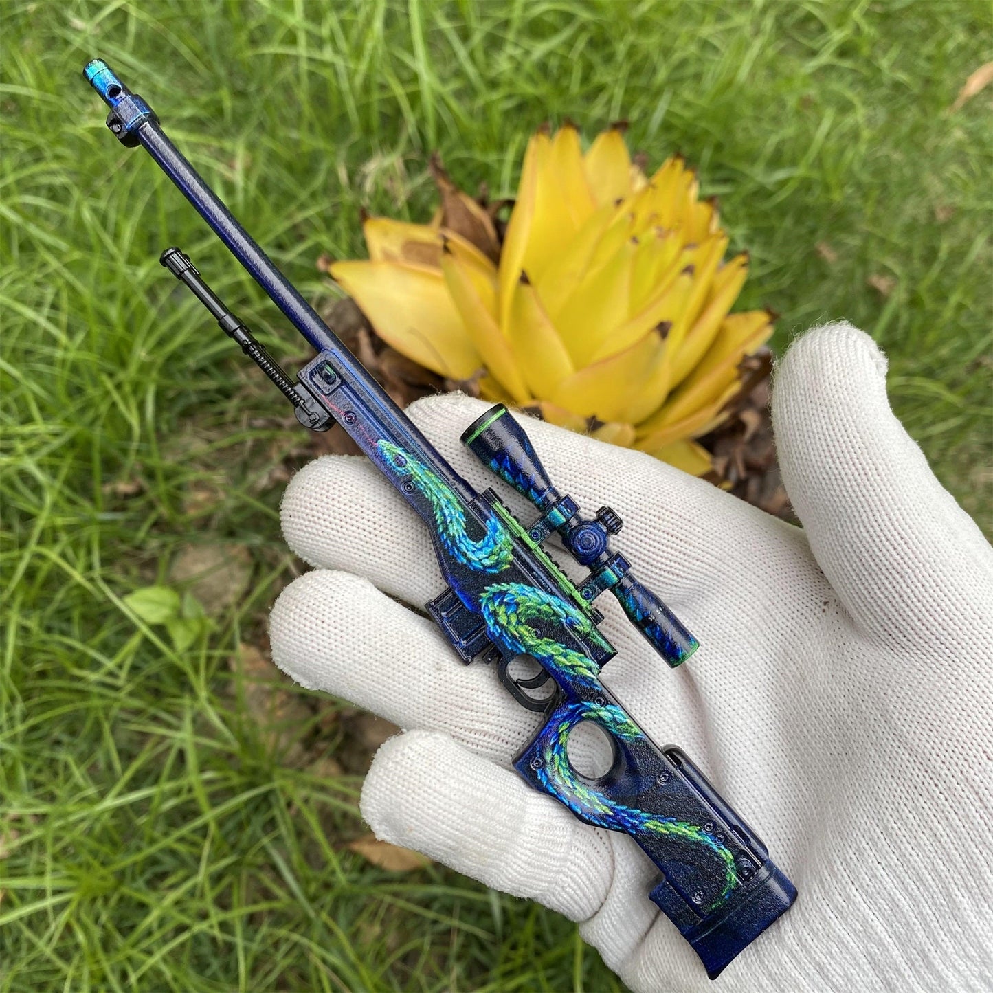 Metal AWP Atheris Mini Model Game Fan Art For Display