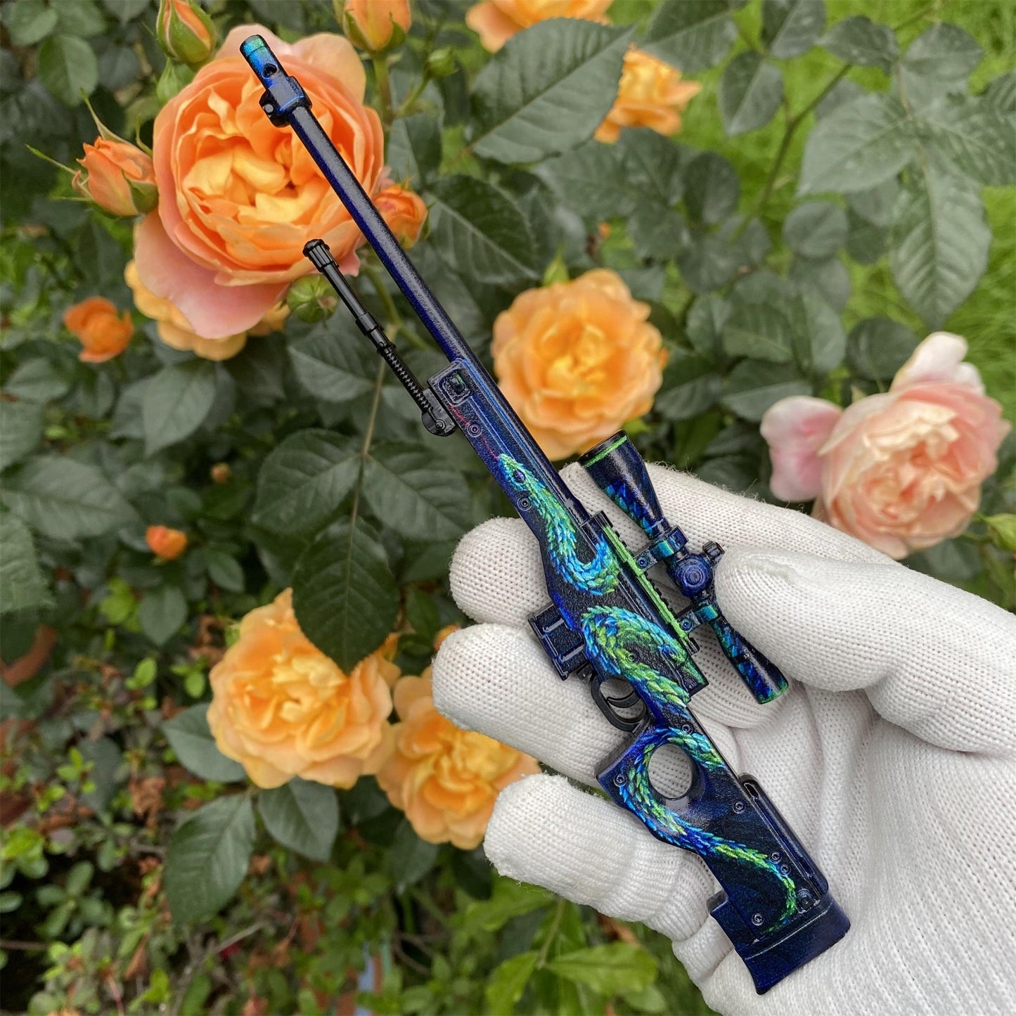 Metal AWP Atheris Mini Model Game Fan Art For Display