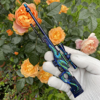 Metal AWP Atheris Mini Model Game Fan Art For Display