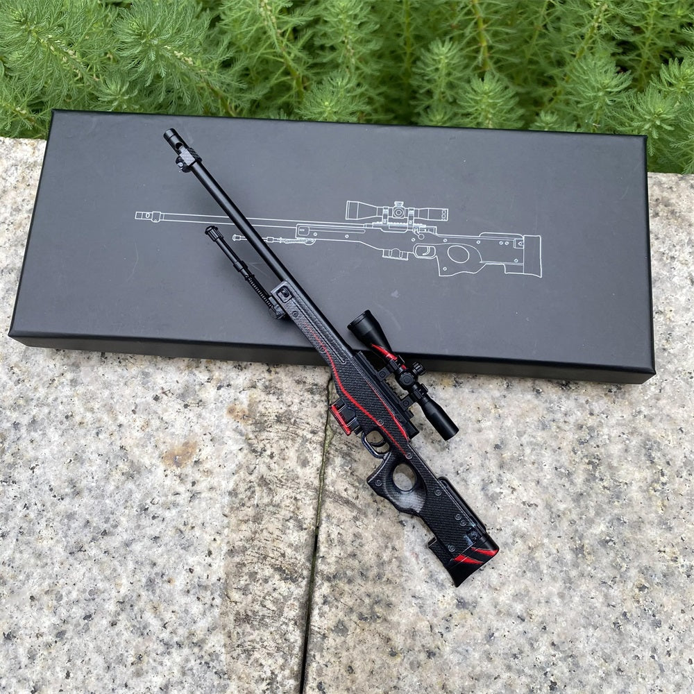 Mini CS2 AWP Gun Printstream Crako Neo-Noir Medusa Miniature For Collection