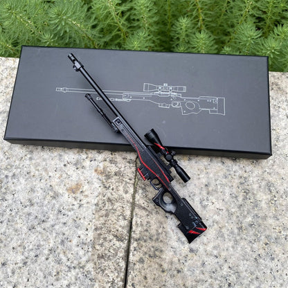 Mini CS2 AWP Gun Printstream Crako Neo-Noir Medusa Miniature For Collection
