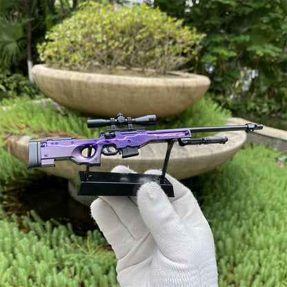 Mini CS2 AWP Gun Printstream Crako Neo-Noir Medusa Miniature For Collection