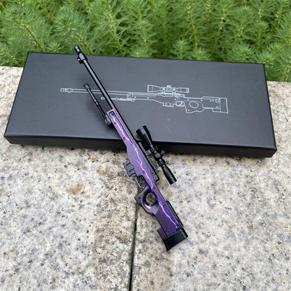 Mini CS2 AWP Gun Printstream Crako Neo-Noir Medusa Miniature For Collection