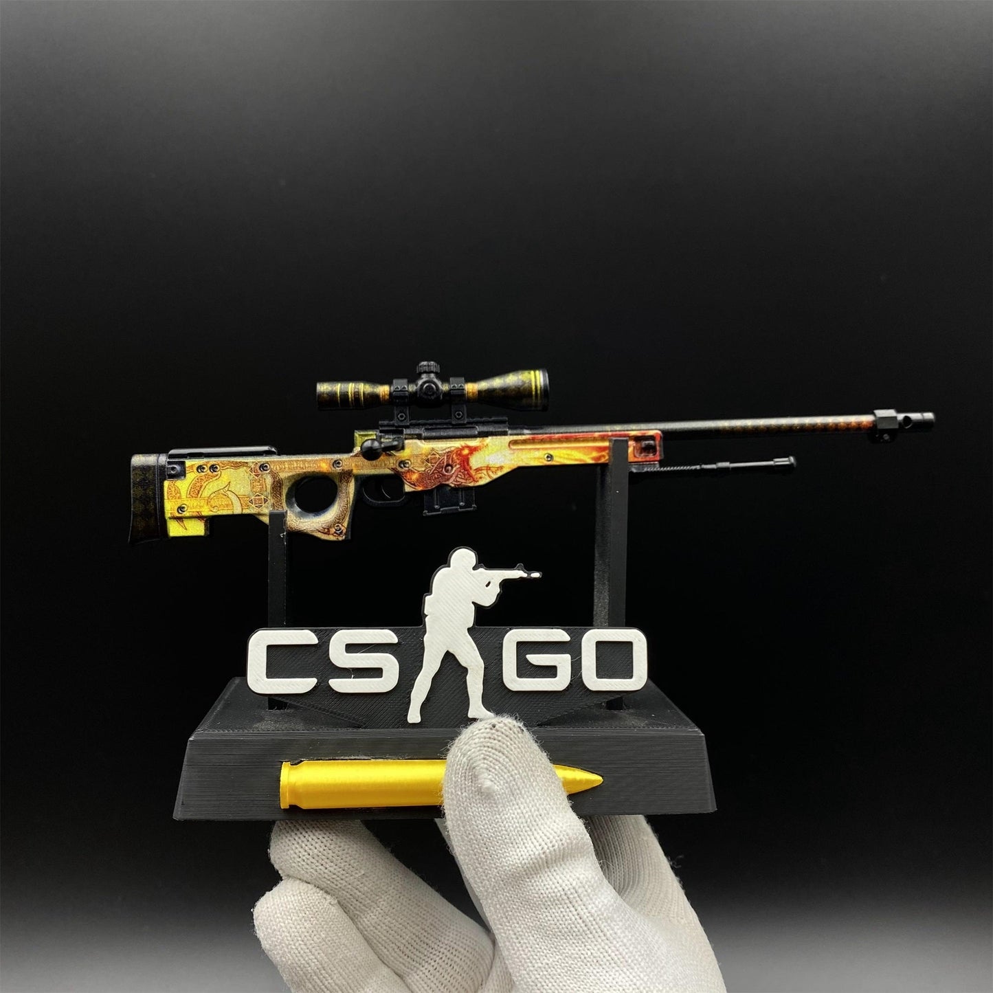 Hot Skin CS2 AWP Miniature Printstream Oni Taiji Asiimov Lore Gungnir Atheris Small Gun