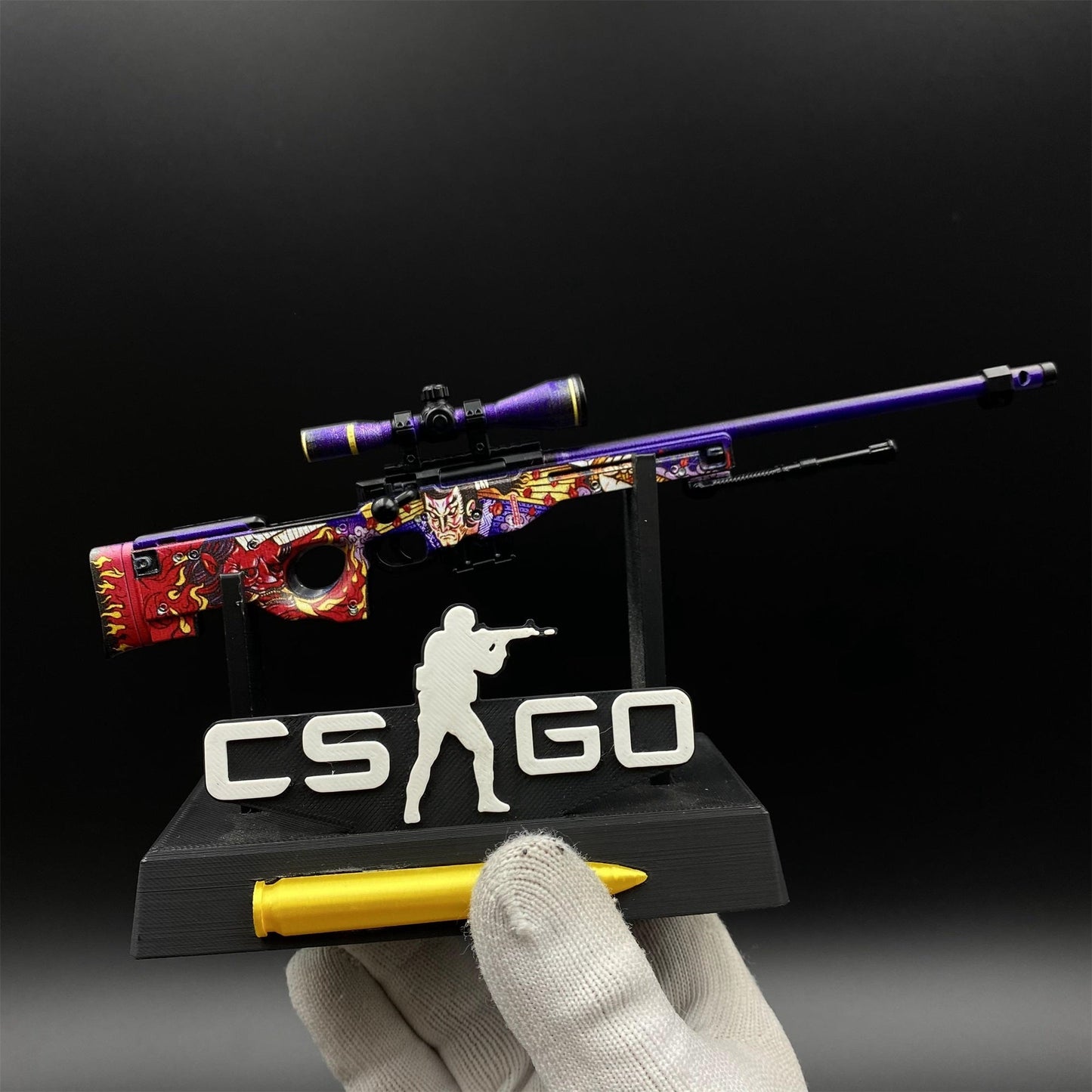 Hot Skin CS2 AWP Miniature Printstream Oni Taiji Asiimov Lore Gungnir Atheris Small Gun
