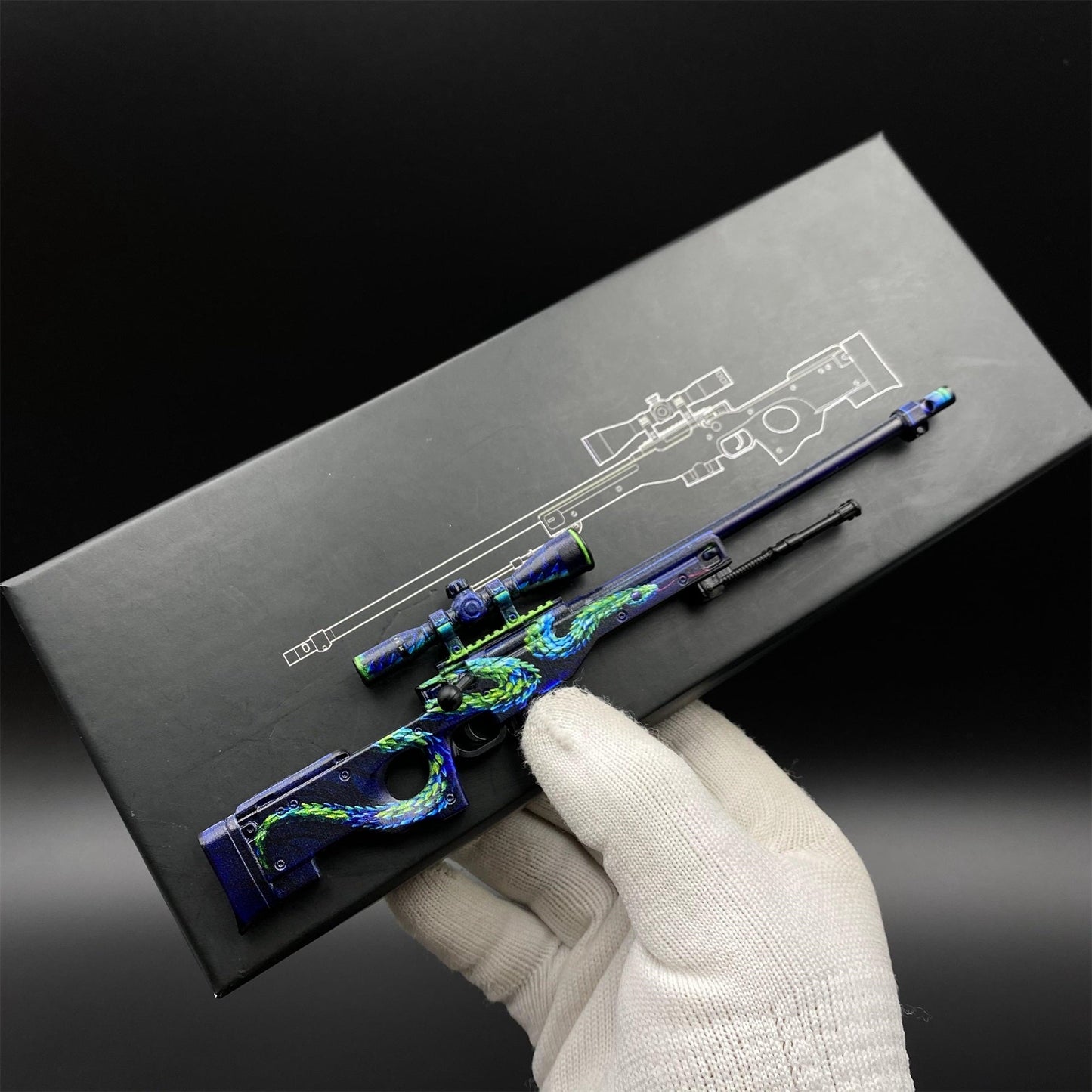 Hot Skin CS2 AWP Miniature Printstream Oni Taiji Asiimov Lore Gungnir Atheris Small Gun